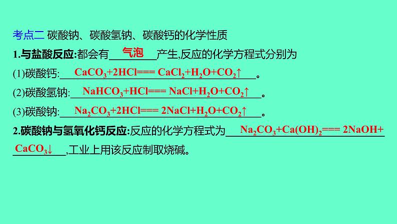 2024福建中考一轮复习 人教版化学 教材基础复习 板块一　主题7　盐和化肥课件PPT第4页