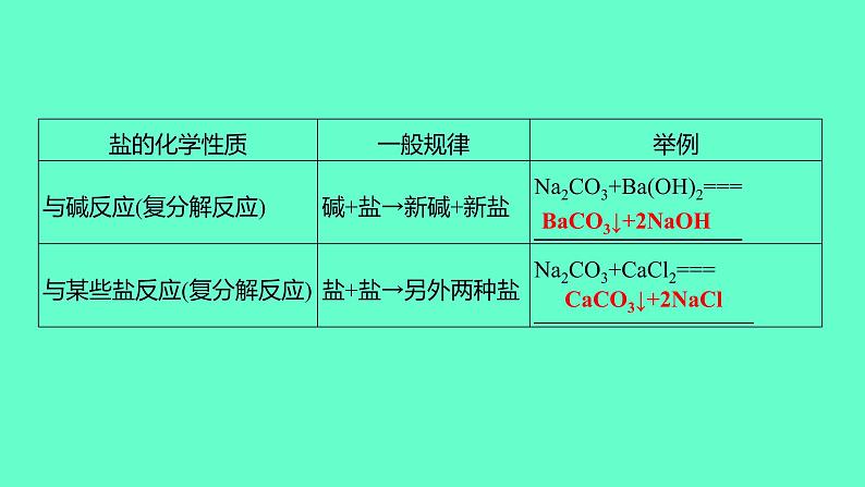 2024福建中考一轮复习 人教版化学 教材基础复习 板块一　主题7　盐和化肥课件PPT第7页