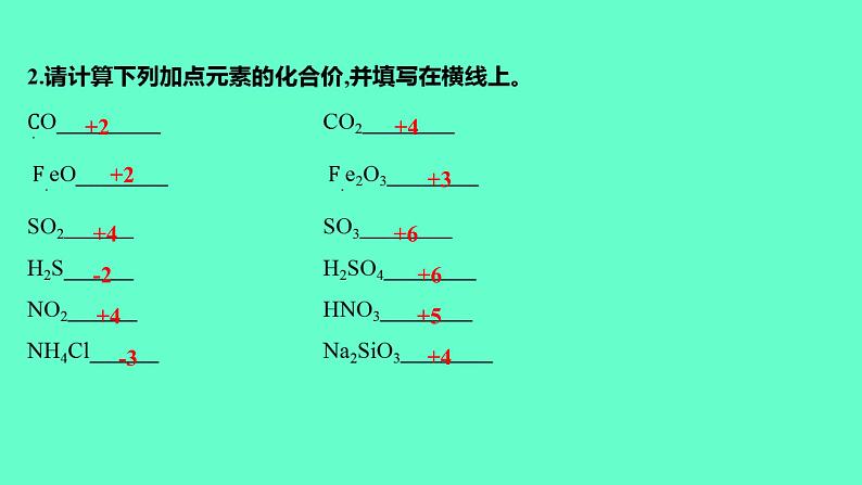 2024福建中考一轮复习 人教版化学 微专题六　化学用语课件PPT第4页