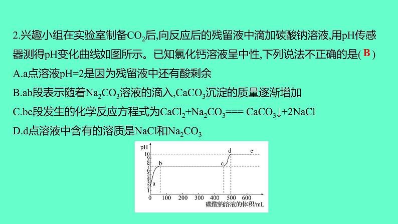 2024福建中考一轮复习 人教版化学 专题一　坐标曲线题课件PPT第6页