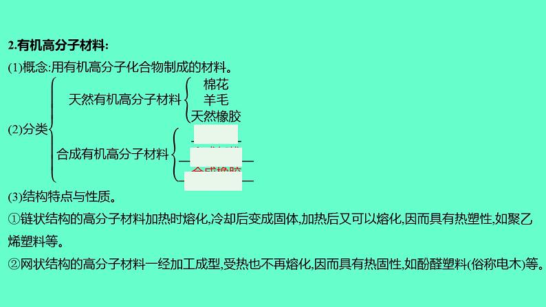 2024福建中考一轮复习 人教版化学 教材基础复习 板块四　主题2　常见的化学合成材料　化学物质与健康课件PPT08