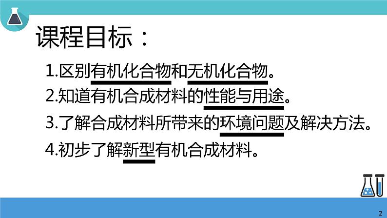 初中化学课题三 有机合成材料课件PPT第2页