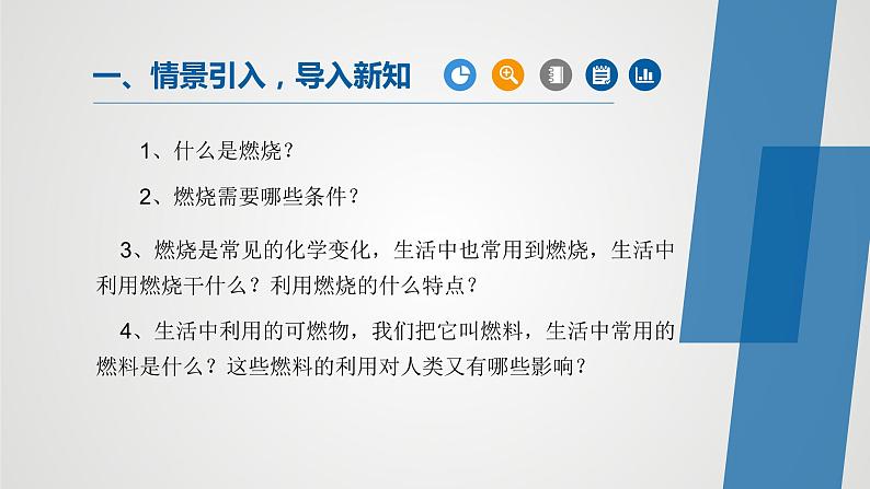 人教版九年级化学上册同步公开课精美课件 课题2 燃料的合理利用与开发（第1课时）（精品同步教学课件）01