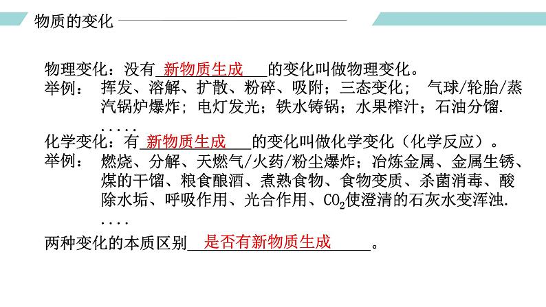 人教版九年级化学上册同步精品备课   第一单元  走进化学世界（课件）第4页