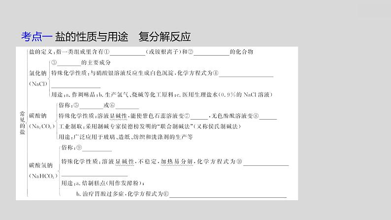 2024广西中考复习 通用版化学 教材基础复习 板块一  第7讲　盐　化肥 课件06