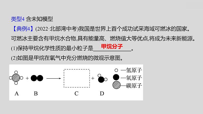 2024广西中考复习 通用版化学 教材基础复习 专项突破10：微观反应示意图 课件第5页