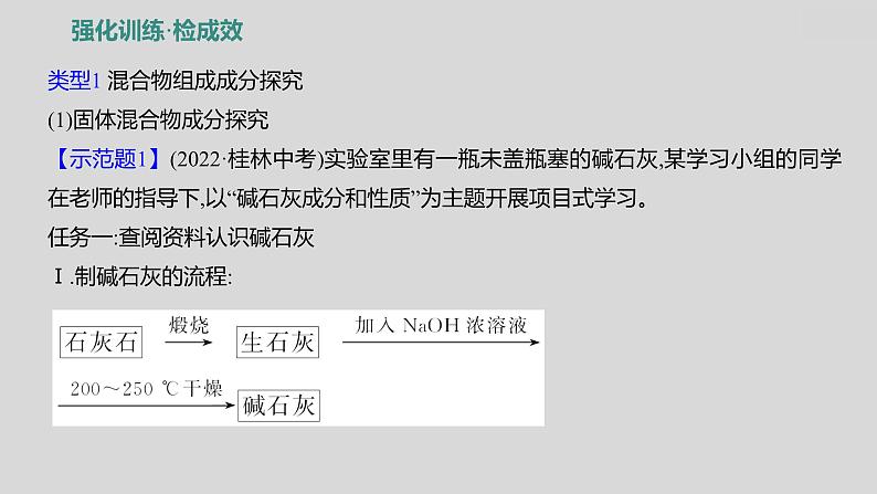 2024广西中考复习 通用版化学 热考专题突破 专题六　实验探究题 课件第8页