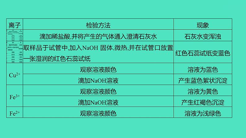 2024中考一轮复习 鲁教版化学 热考专题 专题二　物质的鉴别、除杂与共存 课件第6页