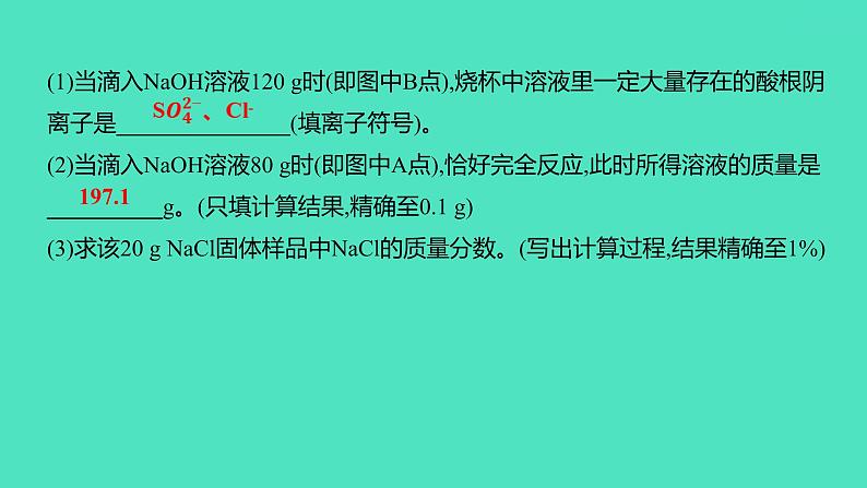 2024中考一轮复习 鲁教版化学 热考专题 专题七　化学方程式的计算 课件第5页