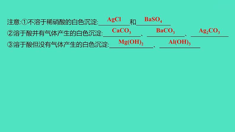 2024中考一轮复习 鲁教版化学 热考专题 专题三　物质的推断 课件第4页