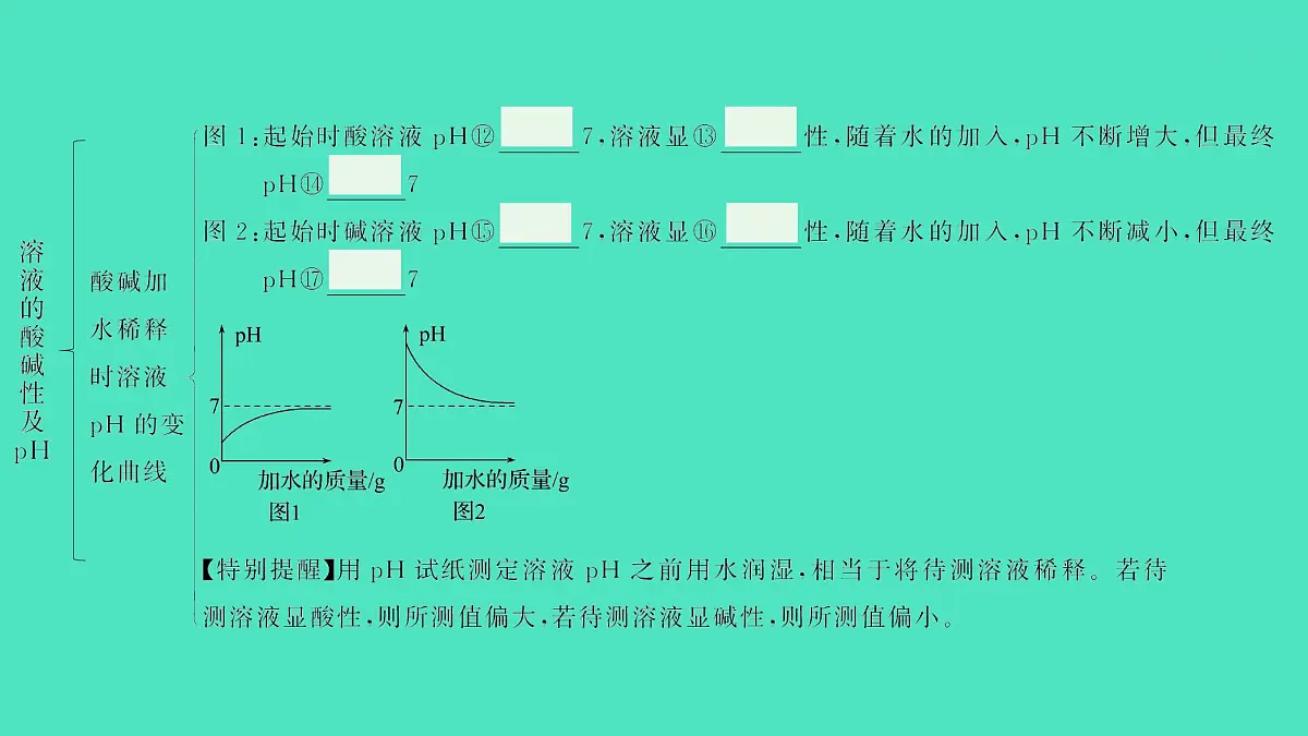 2024中考一轮复习 鲁教版化学 教材基础复习 第七单元 第三节、第四节 溶液的酸碱性及中和反应 课件第4页