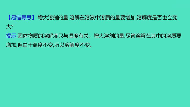 2023-2024 人教版化学 九年级下册 第九单元   课题2　第2课时　溶解度　溶解度曲线 课件第5页