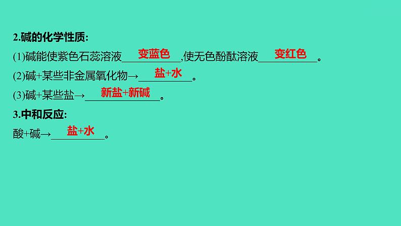 2023-2024 人教版化学 九年级下册 实验活动6　酸、碱的化学性质 课件第3页