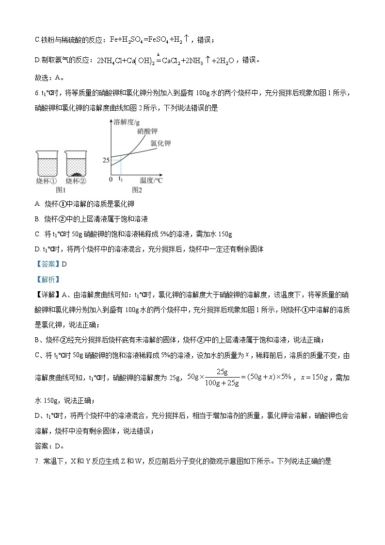 2023年山东省济宁市中考化学真题（含解析）03