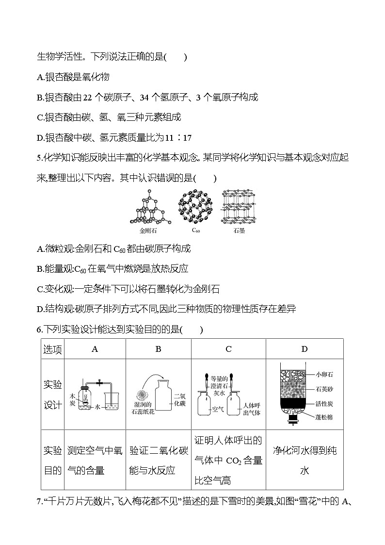 2023-2024 人教版化学 贵州中考一轮复习 贵州省2024年初中学业水平考试模拟冲刺卷(一) 提高练习 （学生版）第2页
