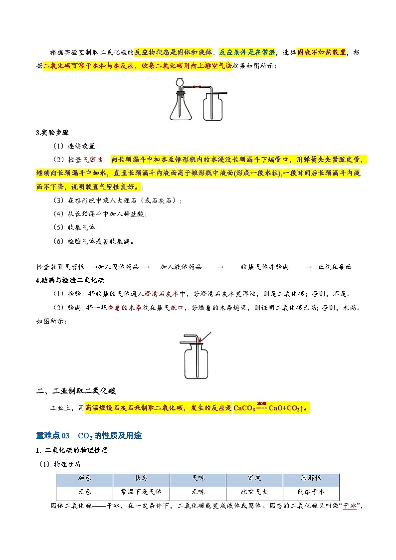 【中考二轮】（广东专用）2024年中考化学【热点·重点·难点】重难点02 碳和碳的化合物训练题.zip03