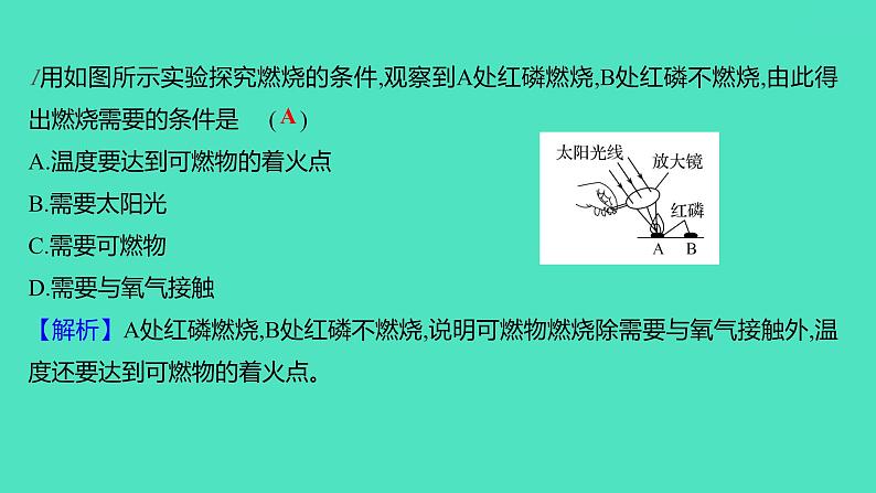 2023-2024学年九年级全一册化学人教版 实验活动3　燃烧的条件 课件第2页