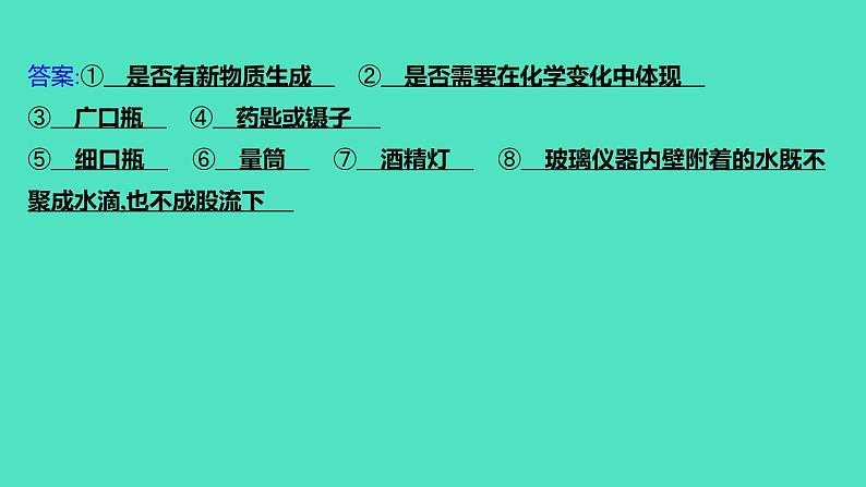 2023-2024学年九年级全一册化学人教版 第一单元　单元高效复习 课件第3页