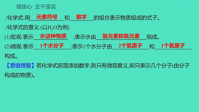 2023-2024学年九年级全一册化学人教版 第四单元　课题4　第1课时　化学式与化合价 课件第2页