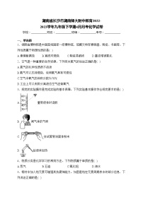 湖南省长沙市湖南师大附中教育2022-2023学年九年级下学期4月月考化学试卷(含答案)