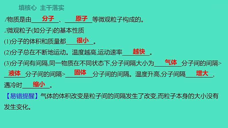 2023-2024学年九年级全一册化学人教版 第三单元　课题1　第1课时　物质由微观粒子构成 课件02