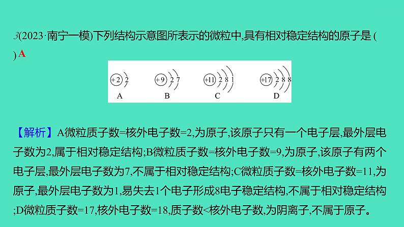 2023-2024学年九年级全一册化学人教版 第三单元　课题2　第2课时　原子核外电子的排布　离子 课件第7页