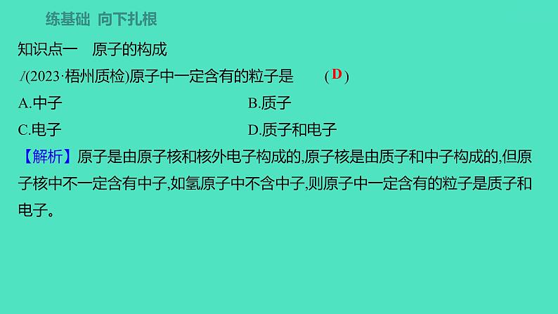 2023-2024学年九年级全一册化学人教版 第三单元　课题2　第1课时　原子的构成　相对原子质量 课件第4页