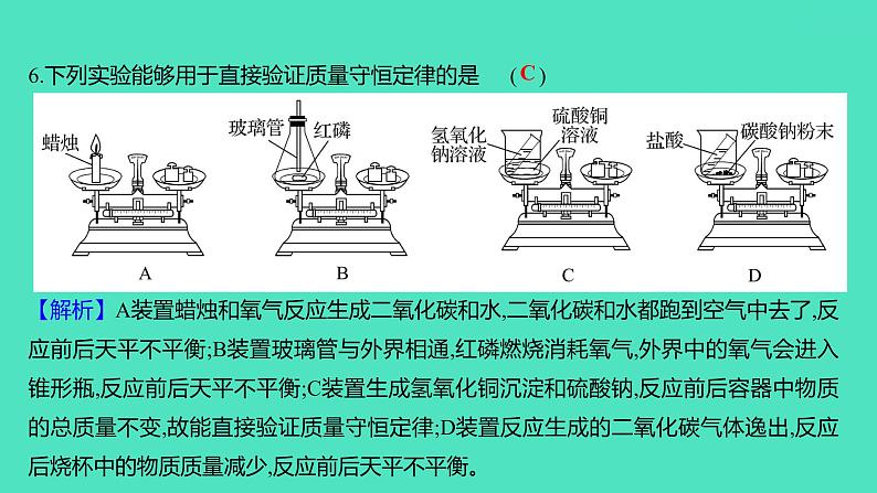 2023-2024学年九年级全一册化学人教版 单元提优测评卷(五) 课件第8页