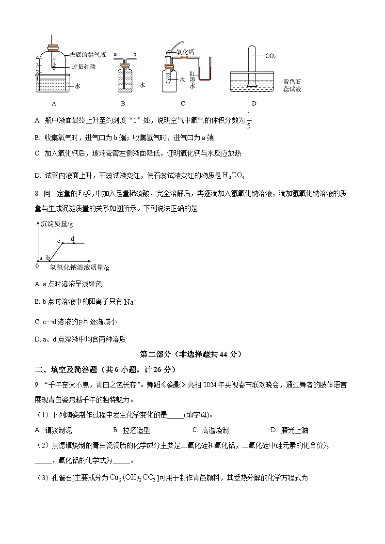 2024年陕西省延安市初中学业水平模拟化学试题（原卷版+解析版）03