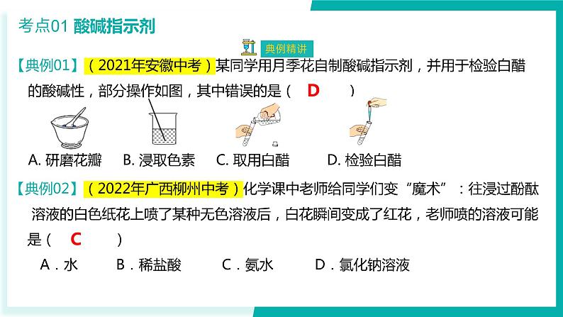 第10单元  酸和碱【考点串讲PPT】-2024年 中考化学考点大串讲（人教版）08