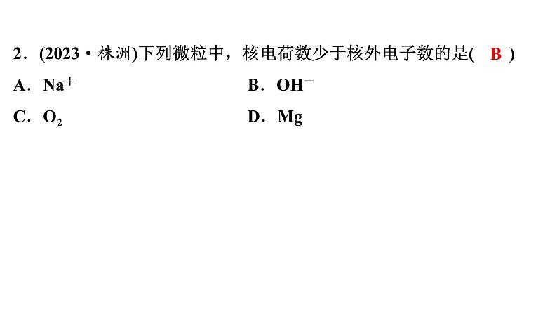 2024年广东省中考化学一轮知识点练习复习课时1构成物质的微粒课件PPT03