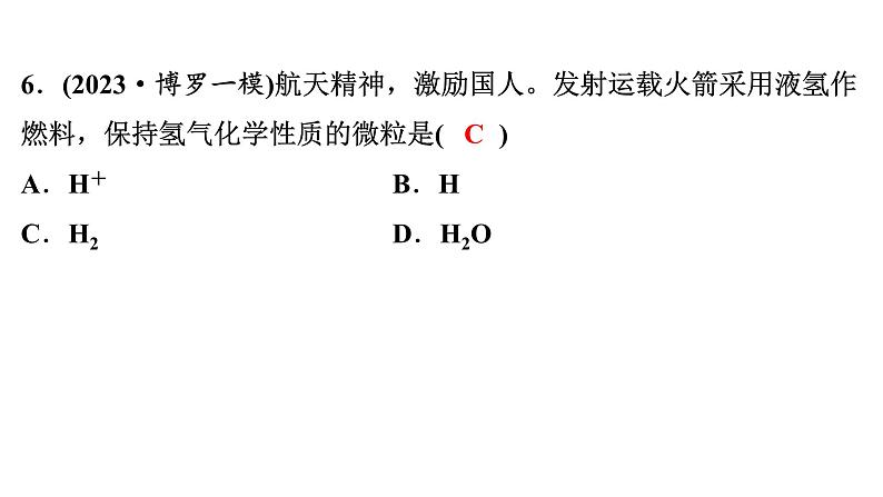 2024年广东省中考化学一轮知识点练习复习课时1构成物质的微粒课件PPT07