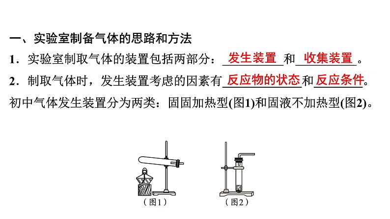 2024年广东省中考化学一轮知识点梳理复习课时24---气体的制取(一)课件PPT06