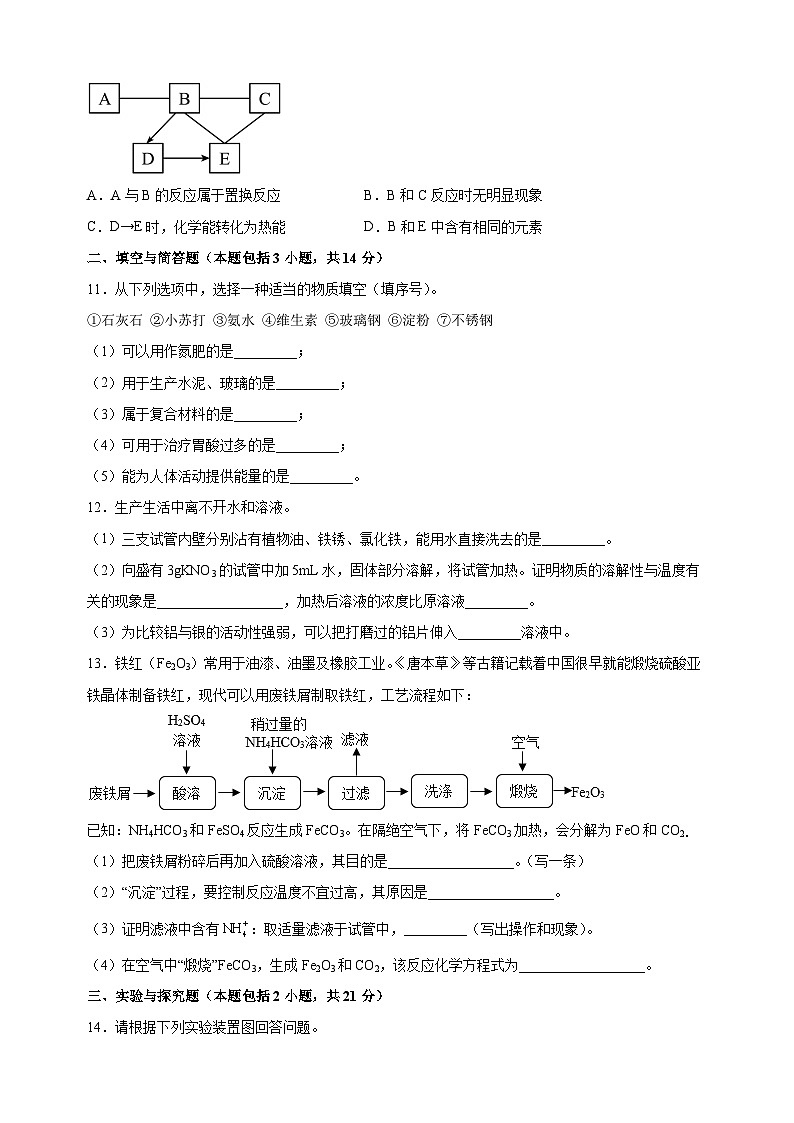 2023年徐州市中考一模化学试卷（含答案解析）03