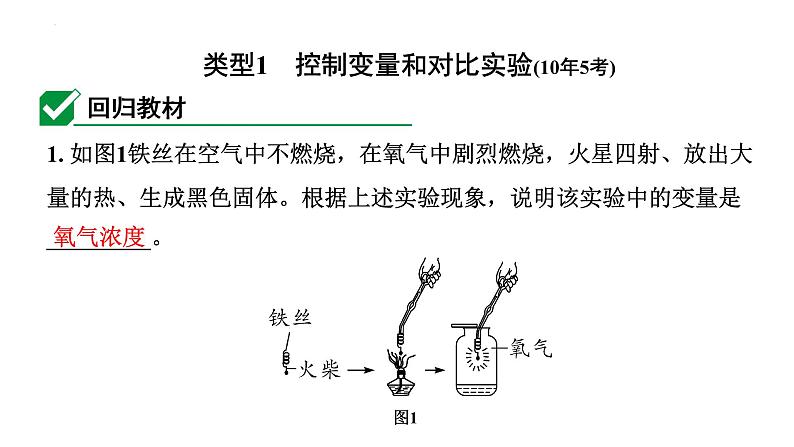 中考化学二轮专题突破 一横向实验归类练课件第2页