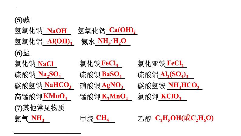 中考化学一轮微专题化学用语课件第5页