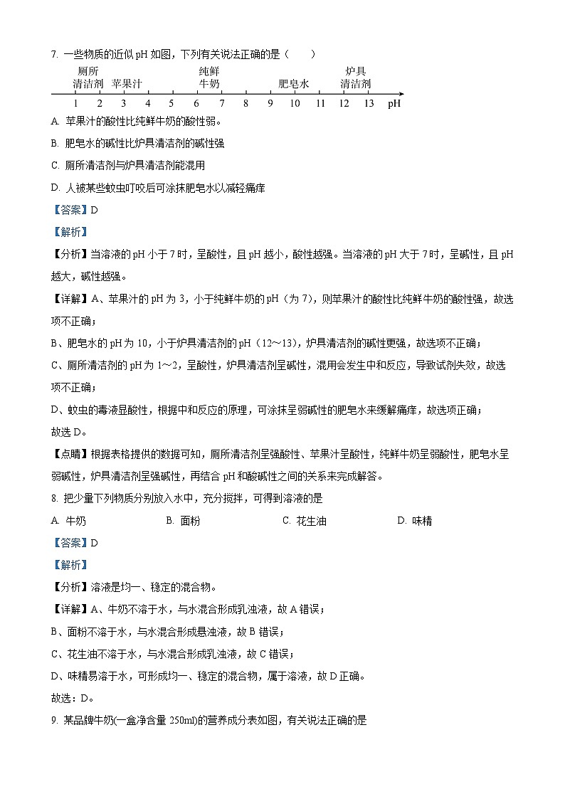 2024年云南省昆明市官渡区昆一中学致学校中考模拟考试化学试卷（解析版）第3页