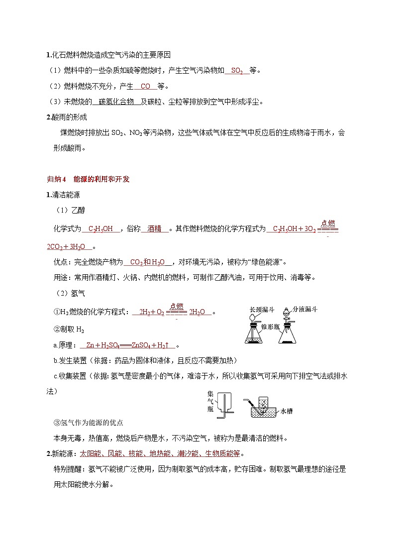 （18-22）五年中考化学真题分项汇编考点 19燃料利用与开发 （含解析）03