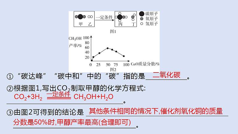 2024年中考化学二轮复习第二讲碳和碳的氧化物（2）：CO2的制取及其他  课件第7页