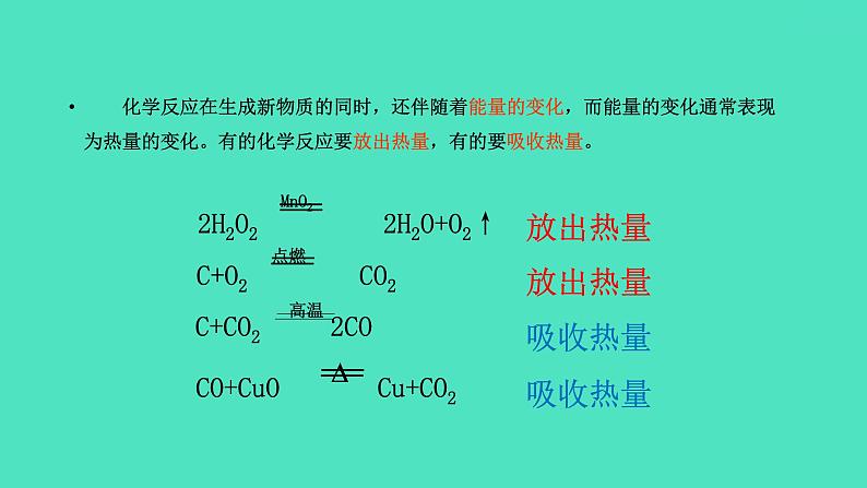 课题2燃料的合理利用与开发 第1课时 化学反应中的能量变化  化石燃料的利用  课件 2023-2024 初中化学 人教版九年级上册第4页