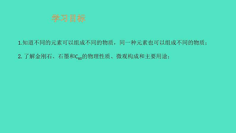 课题1金刚石、石墨和C60 第1课时常见的碳单质  课件 2023-2024 初中化学 人教版九年级上册第2页