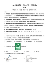 2024年广东省肇庆市德庆县中考一模化学试题（原卷版+解析版）