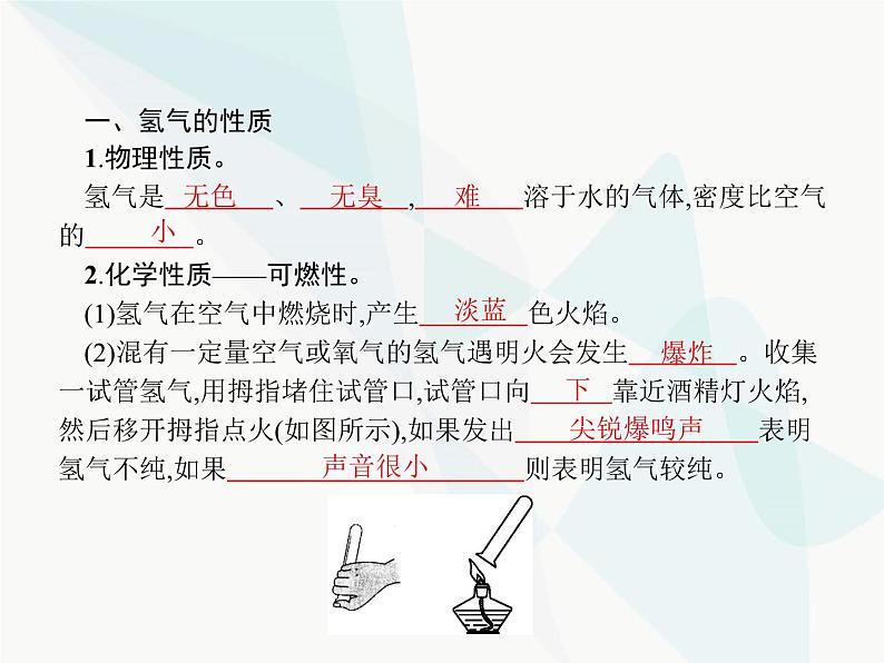 人教版九年级化学上册第4单元自然界的水课题3水的组成课件02