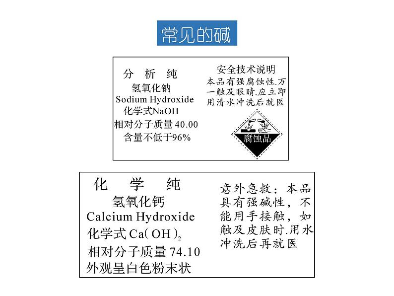 2.2 碱及其性质课件---九年级全一册化学鲁教版（五四学制）07