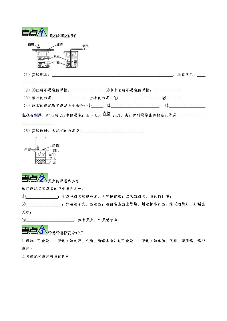 重难点06 燃烧 燃料 能源【热点•重点•难点】专练（原卷版）第2页