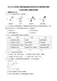 2024年甘肃省武威市凉州区怀安九年制学校联片教研中考二模化学试题