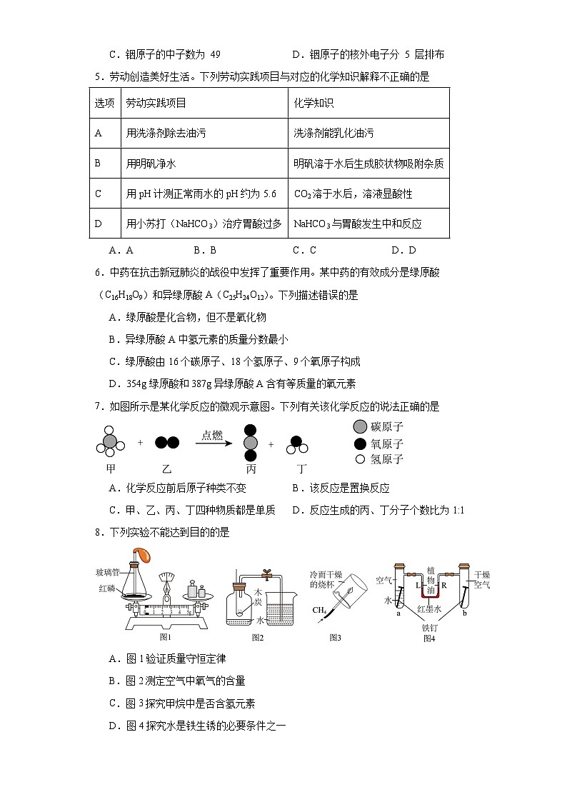 2024年广东省深圳市中考化学押题卷第2页