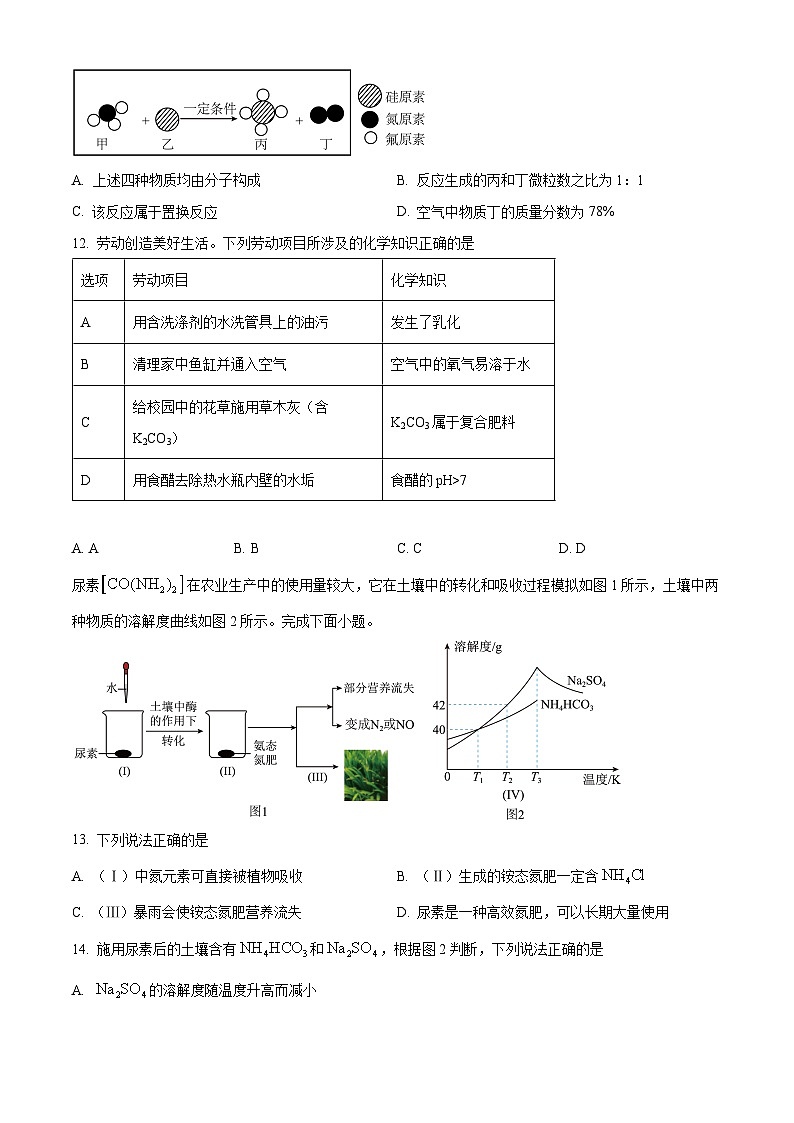 2024年广东省惠州市龙门县中考一模化学试题（原卷版+解析版）03