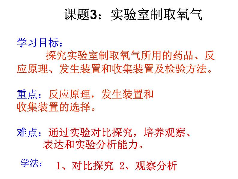 2.3制取氧气 第二课时 实验活动一（课件）人教版初中化学九年级上册第4页