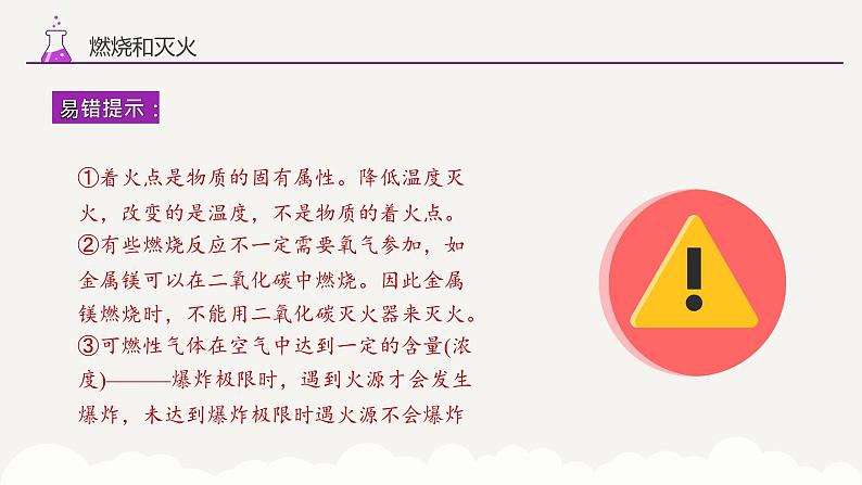 专题一0二 燃烧和灭火 燃料、能源和环境——2024届中考化学一轮复习进阶课件【人教版】第6页